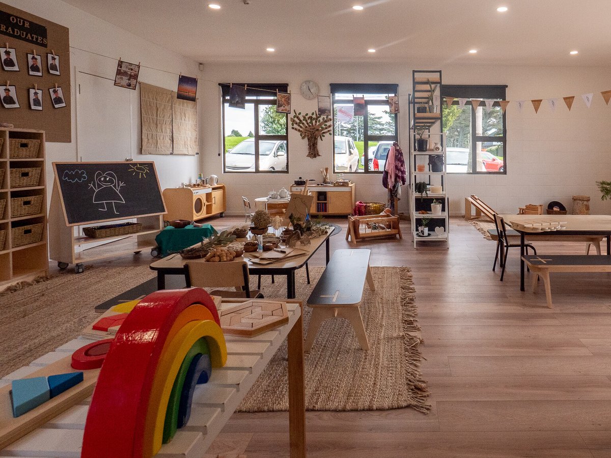 Inside the sun-filled early learning centre at Little Moa's, Mount Wellington Auckland